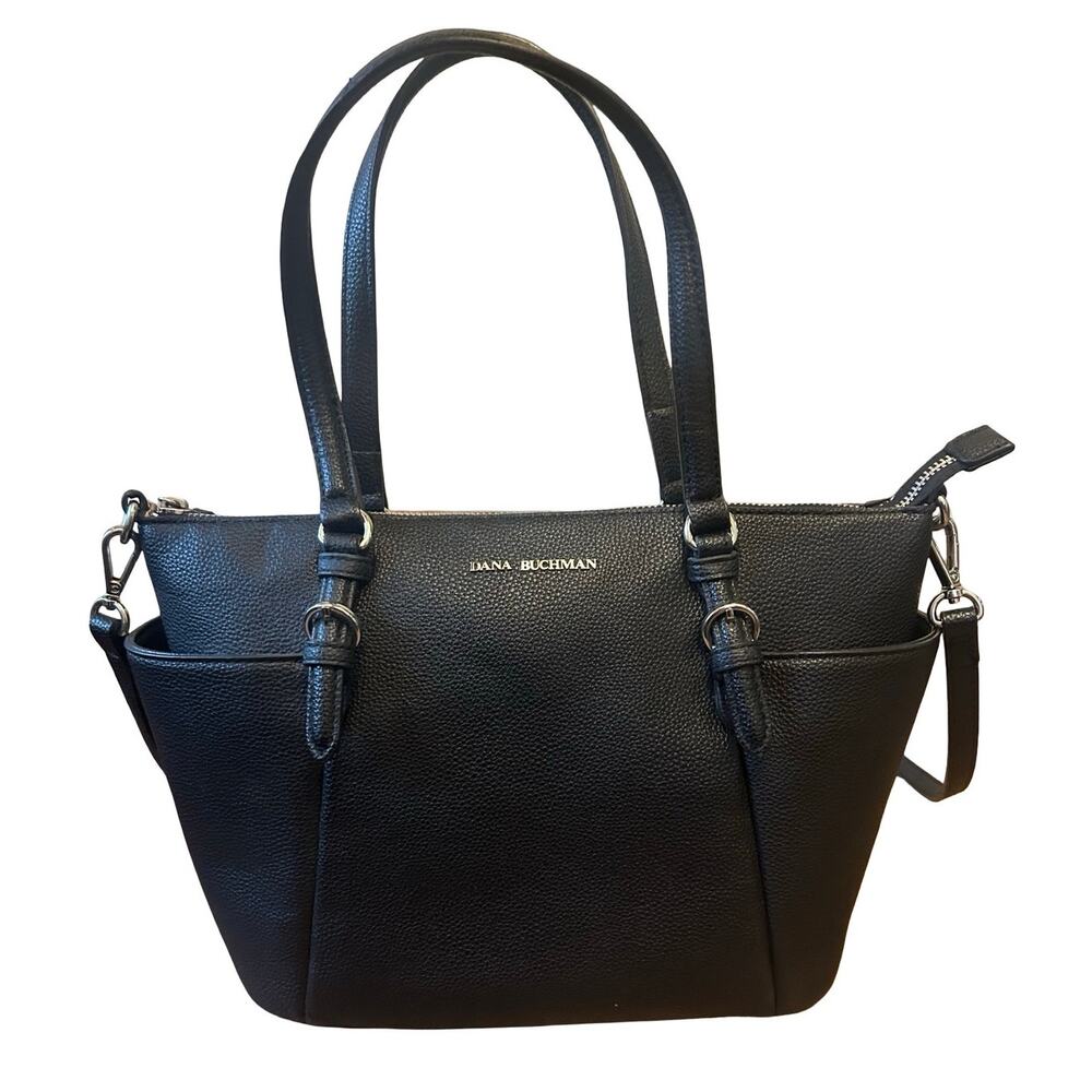 Dana Buchman Pebbled Faux‑Leather Shoulder & Crossbody Bag
